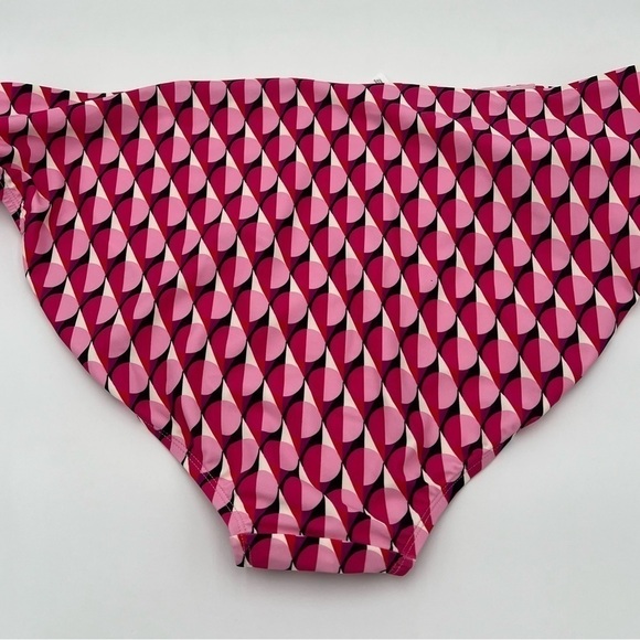 Time and Tru Women's Geo Print Side Ruched Bikini Bottoms Size 3X NWT - Picture 8 of 10